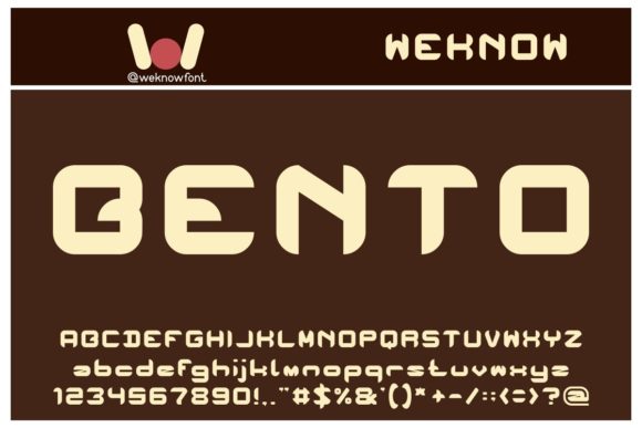 Bento: A Premium Display Font for Bold Campaigns
