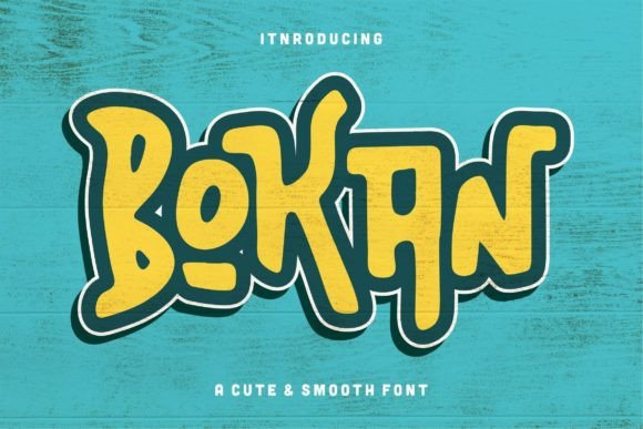 Bokan: A Playful Display Font for Campaigns