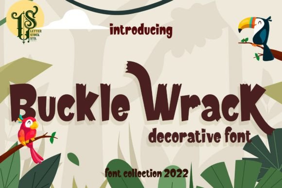 Buckle Wrack: A Joyful Display Font for Brand Identity