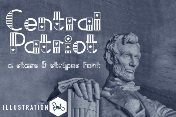 Central Patriot: A Whimsical Display Font for American Themes