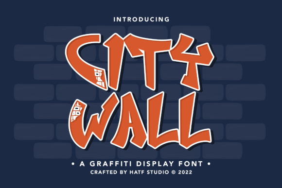 City Wall: A Street Art Display Font for Bold Campaigns