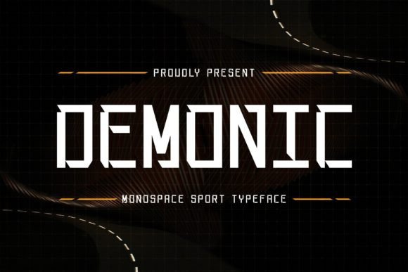 Demonic: A Bold Display Font for Business Branding