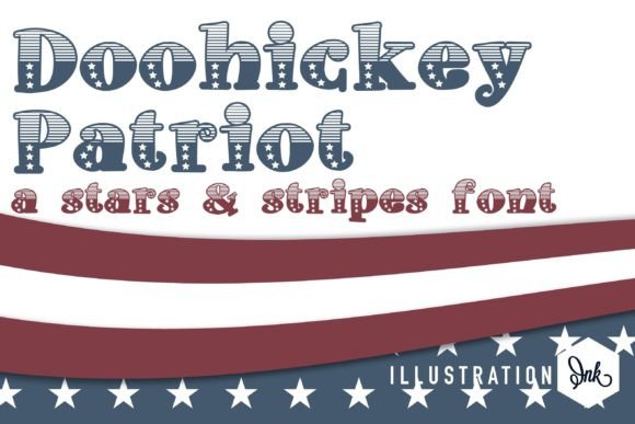 Doohickey Patriot: A Bold Display Font for Editorial Design