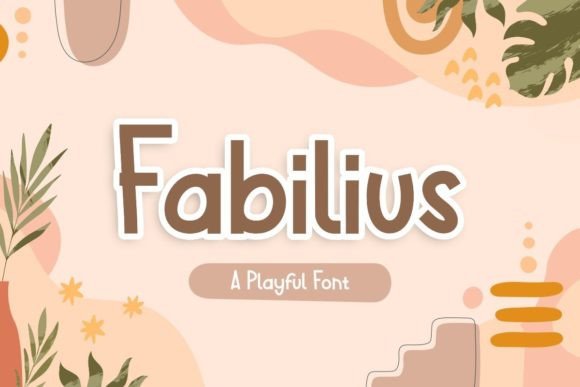 Fabilius: A Playful Display Font for Web Design