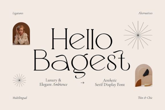 Hello Bagest: A Premium Display Font for Web Design