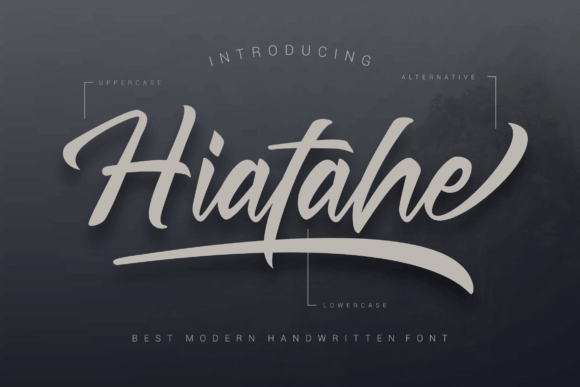 Hiatahe: A Modern Handwritten Font for Makers