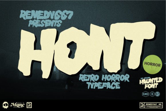 Hont: A Bold Display Font for Editorial Design