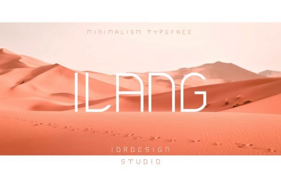 Ilang: A Minimalist Display Font for Modern Brands