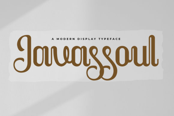 Javassoul: The Display Font for Bold Campaigns