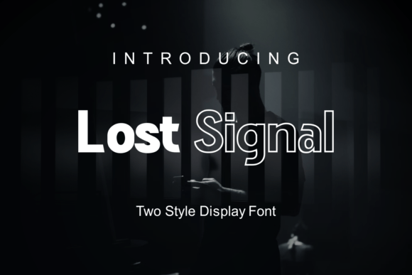 Lost Signal: A Bold Display Font for Editorial Impact