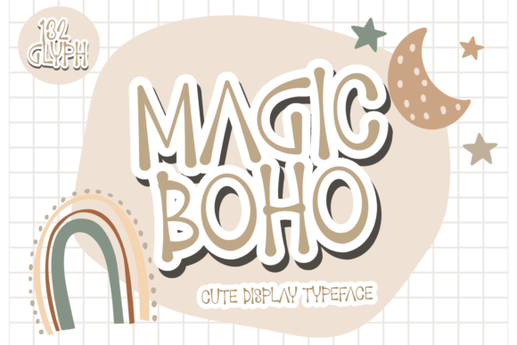 Magic Boho: A Playful Display Font for Campaigns