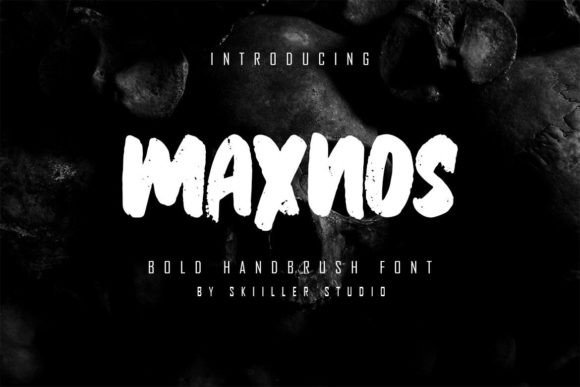 Maxnos: A Natural Brush Display Font for Web Design