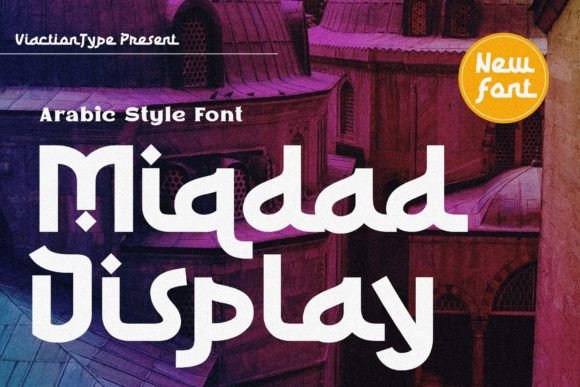 Miqdad: A Premium Display Font for Modern Brand Identity