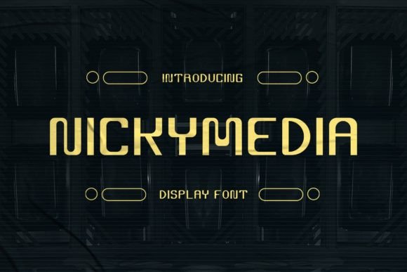 Nickymedia: A Casual Display Typeface for Brand Identity