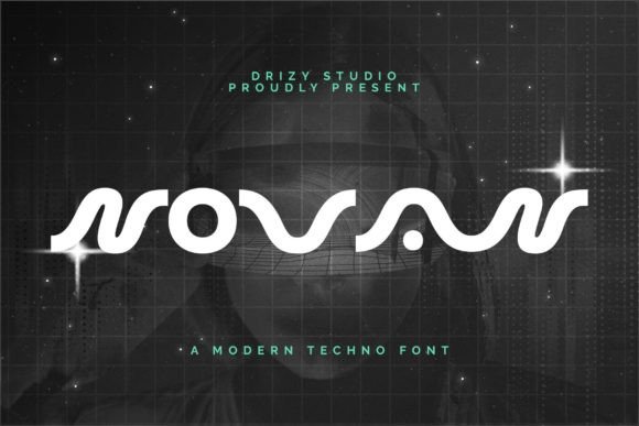 Novan: The Modern Techno Display Font for Campaigns