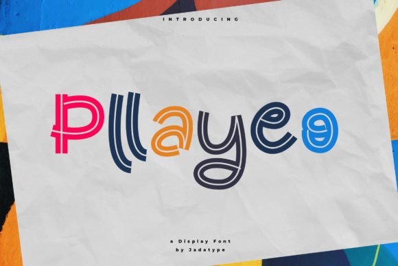 Pllayeo: A Whimsical Display Font for Editorial Design