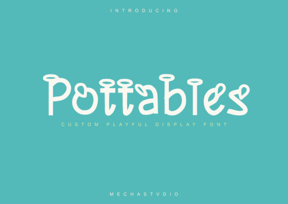 Pottabies: A Unique Display Font for Bold Campaigns