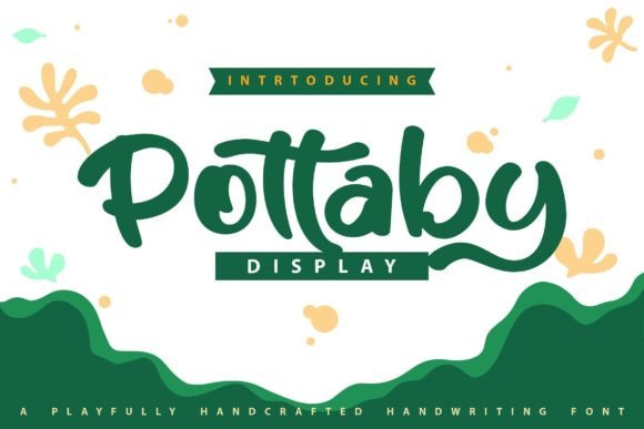 Pottaby: A Sweet Handwritten Display Font for Makers