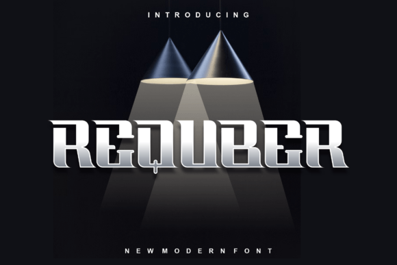 Requber: A Bold Display Font for Modern Branding