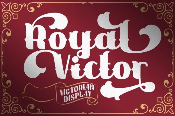 Royal Victor: A Bold Display Font for Branding