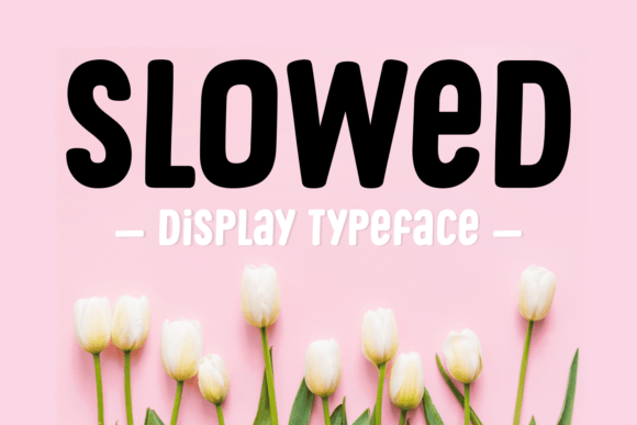 Slowed: A Cute Display Font for Marketers