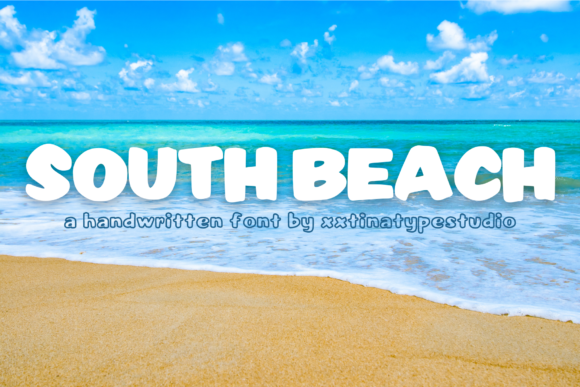 South Beach: A Charming Display Font for Editorial Design