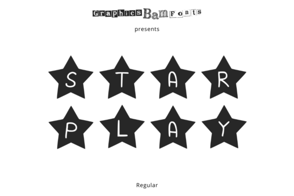 Star Play: A Festive Display Font for Campaigns