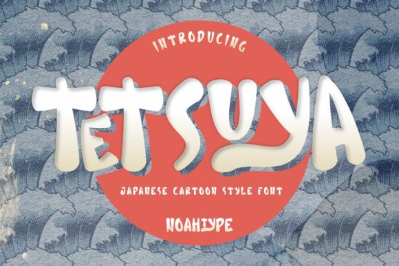 Tetsuya: A Bold Retro Display Font for Editorial Design