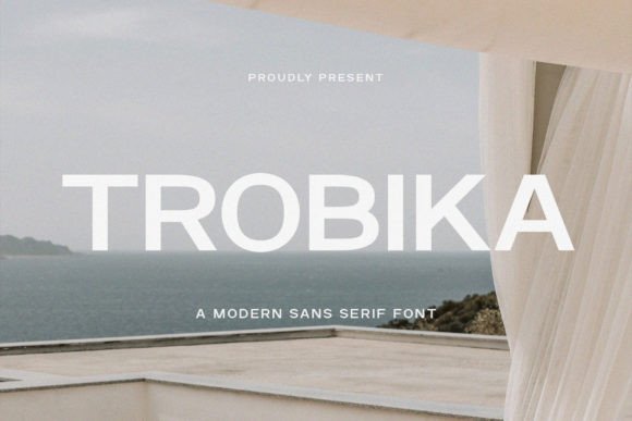 Trobika: A Modern Sans Serif Typeface for Web Design