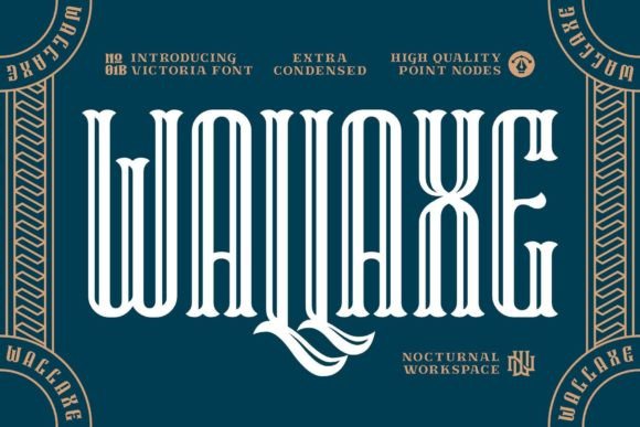 Wallaxe: A Bold Display Font for Your Brand