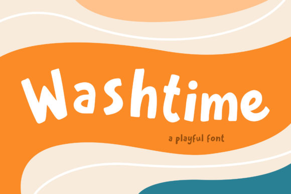 Washtime: A Fresh Display Font for Editorial Design